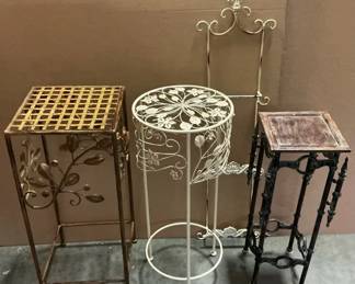 Assorted Plant Stands 