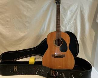 FG75 Yamaha Guitar  Painted Case