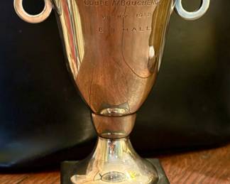 French sterling trophy cup from the Boucheron match
