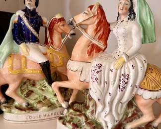 Amazing 19th C Napoleon & Josephine