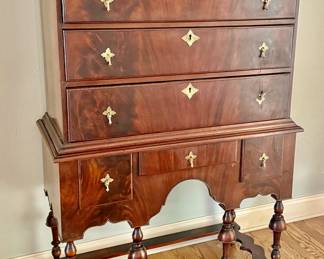 William & Mary chest on stand