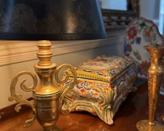 Every shelf or table needs a tiny lamp!