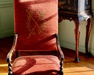 Chinoiserie two door cabinet circa 1930