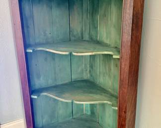 Late 1800s corner cabinet 