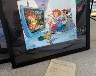 Jetsons Hanna Barbera EEP OPP ORK AH-AH Animation Sericel Cell
