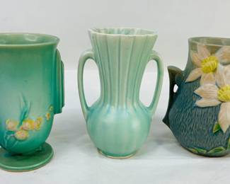 Roseville Pottery Vases & More