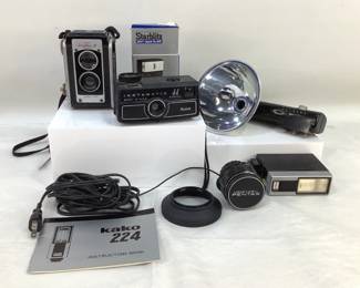 Kodak Duraflex III & Instamatic 44 Cameras and More