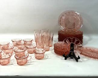 Anchor Hocking Colonial Pink Depression Glassware