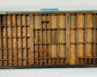 Letterpress Drawer Shadowbox