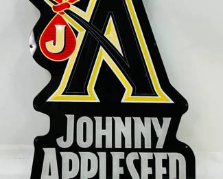 Johnny Appleseed Hard Cider Ad Sign