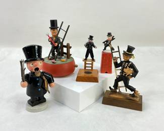 ANRI Music Box & Assorted Figurines