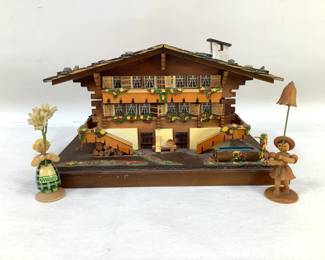 Swiss Chalet-Style Music Box