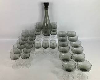 Peill Crystal Decanter & Glasses