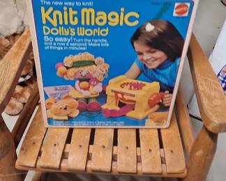 1974 Vintage Mattel Knit Magic set in its original box