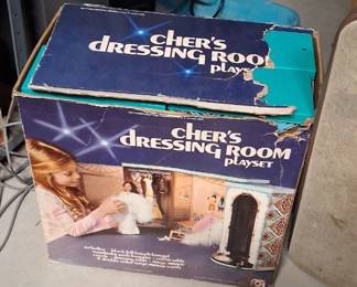vintage 1976 Mego Cher's Dressing Room playset.