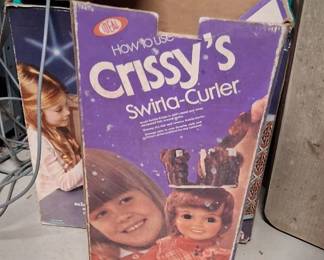 1973 Ideal "Beautiful Crissy" doll with the "Swirla-Curler" feature