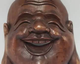 EHE009- Laughing Buddha Mask