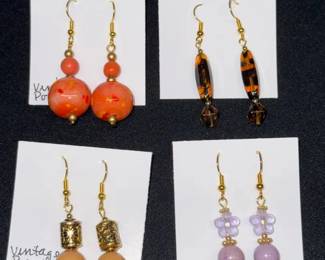 EHE211 Myrna Lee Chang Assorted Handcrafted Earrings