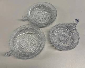 EHE302 - Assorted lot of Crystal Service Bowls 