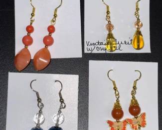 EHE252 Myrna Lee Chang Assorted Hancrafted Earrings