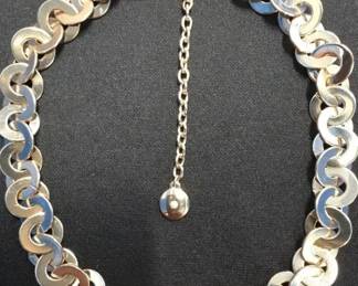 EHE144 - 14" Gold-Toned Chain Link Necklace 
