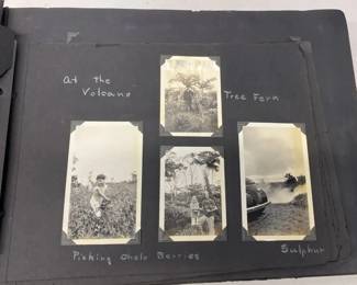 EHE335 - Antique Photo Album #2 of 5 Filled with Hawaiian People, Places, Events & More Early 1900s