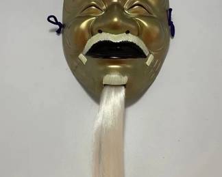 EHE032 - Japanese Grandfather Noh Mask 