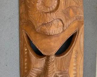 EHE051 Fijian Tiki Tribal Mask 