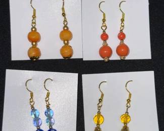 EHE227 Myrna Lee Chang Assorted Handcrafted Earrings