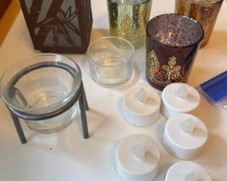 EHE059 - Multi lot of assorted candle holder decoration 