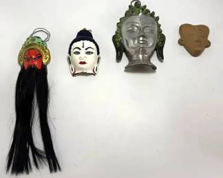 EHE041 - Multi lot of historical and religious tiny masks 
