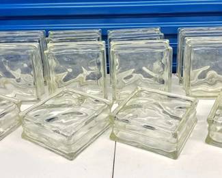 EHE179 12 Beautiful Glass Bricks For Renovation Or Decor