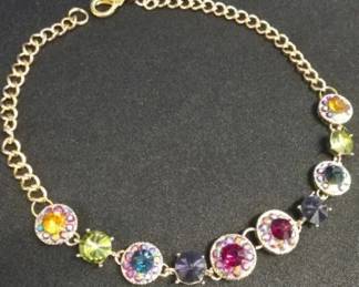 EHE120 - Myrna Lee Chang 16" Multi-Colored Necklace 