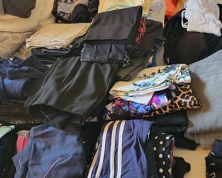 Like new yoga pants.  Reebok, Under Armour,  Fila, etc 