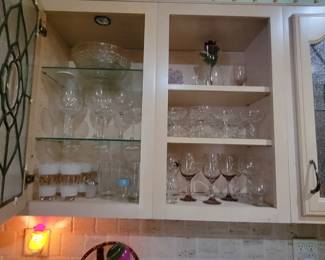 Lots of really nice glassware