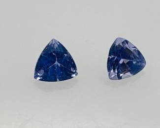Two Tiny Tanzanites