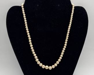 Vintage Marvella Pearl Necklace