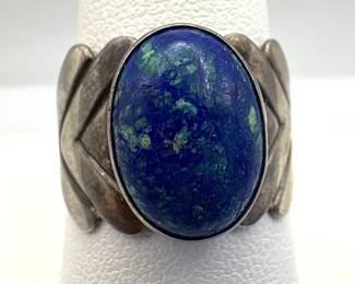 Lapis Lazuli Silver Ring