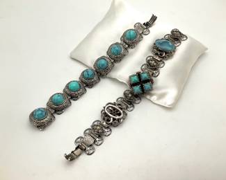 Faux Turquoise Bracelets