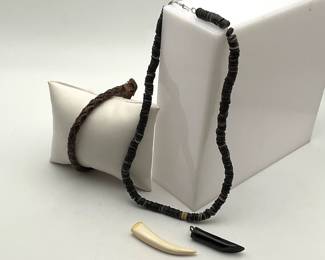 Heishi Necklace, Leather Bracelet and More