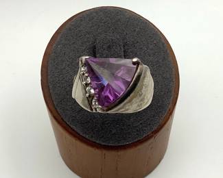 Purple Sapphire Ring