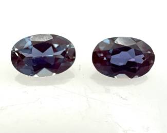 Alexandrite Oval Cut Gemstones
