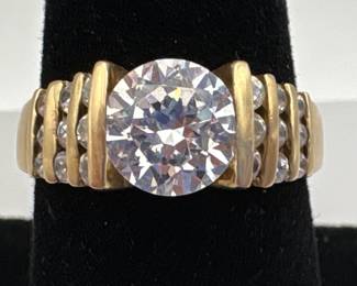 CZ Gold Ring