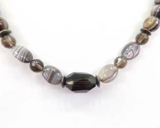 .925 Sterling Silver Clasp SILPADA Agate Choker Necklace
