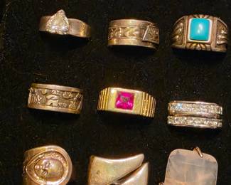 More new Sterling rings 