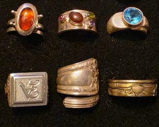 More new Sterling rings 