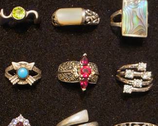 More new Sterling rings 