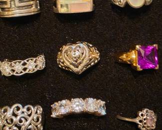 Sterling rings added to our enormous selection this week 