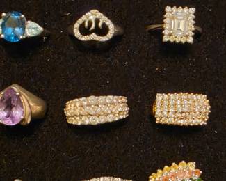 More new Sterling rings 