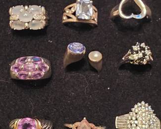 More new Sterling rings 